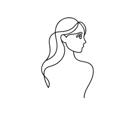 Minimalist line art illustration featuring elegant continuous lines, modern aesthetic, clean outline drawing. Perfect for branding, posters, fashion design, wall art, and digital graphics.