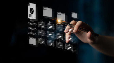 Task management workflow dashboard visualizing to-do lists, ongoing tasks, review status, and...