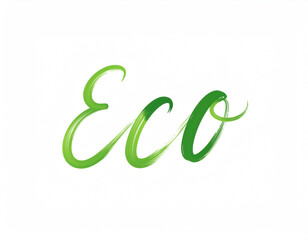 Zielony napis Eco © Monika Janiak-Klicha