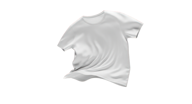  Clean cotton shirt template for print design and branding