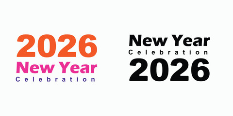 3d text design word new year concept  Best Happy New Year greeting with white background for festive celebrations, wishing joy Calligraphy Vector