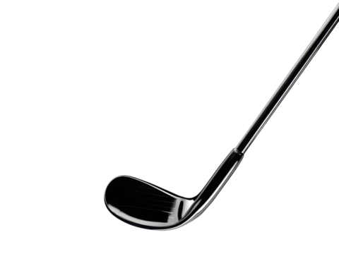 A golf club is shown in a white background