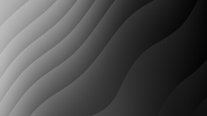 Wavelike grayscale gradient for design projects, backgrounds, websites, digital art, illustrations, textures, abstract concepts, presentations, posters, and banners.