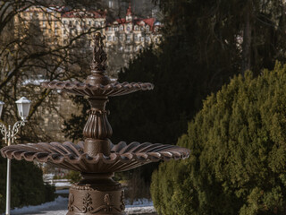 Brunnen im Kurpark Marienbad
