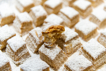 Hojaldrinas caseras, dulce típico de Navidad, Homemade Hojaldrinas, traditional Christmas sweet