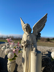 cementerio en navidad campo santo 2025