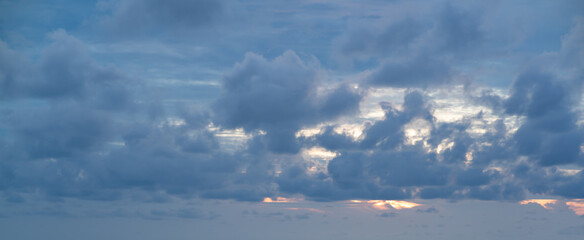 Beautiful sky with cloudscape