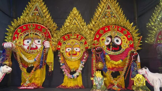 Lord Jagannath suna besa view in puri, odisha.