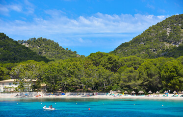 Beautiful landscape of Palma de Mallorca island in Spain