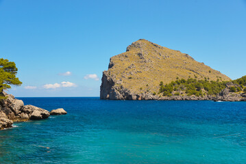 Fototapeta premium Beautiful landscape of Palma de Mallorca island in Spain