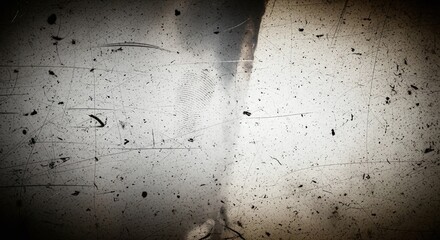 Grungy Scratched Surface with Fingerprint and Dust Texture