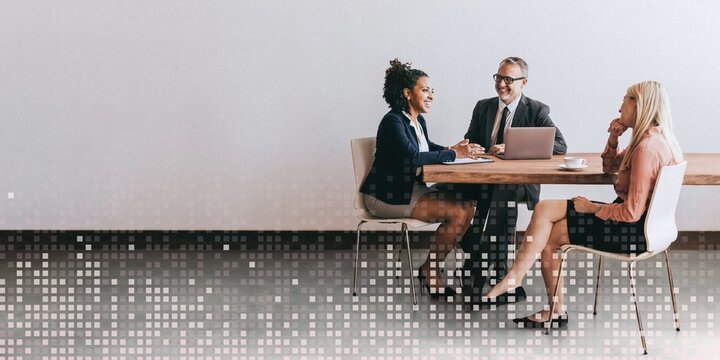 Business people discussing in a meeting room