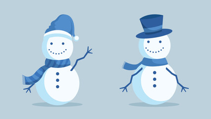 Beautiful Winter Background with Falling Snowflakes and Cold Seasonal Atmosphere