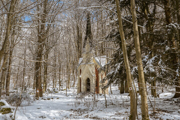 Kapelle Marienbad im Winter