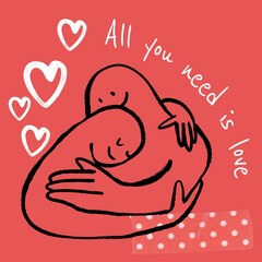 Love quote Instagram post