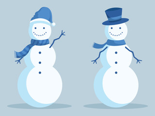 Beautiful Winter Background with Falling Snowflakes and Cold Seasonal Atmosphere