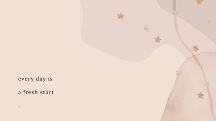 Pink aesthetic quote blog banner template