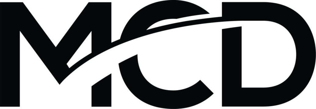 MCD alphabet letter logo and monogram logo design