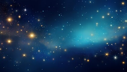 Obraz premium deep azure backdrop shimmers with countless tiny lights image graphic