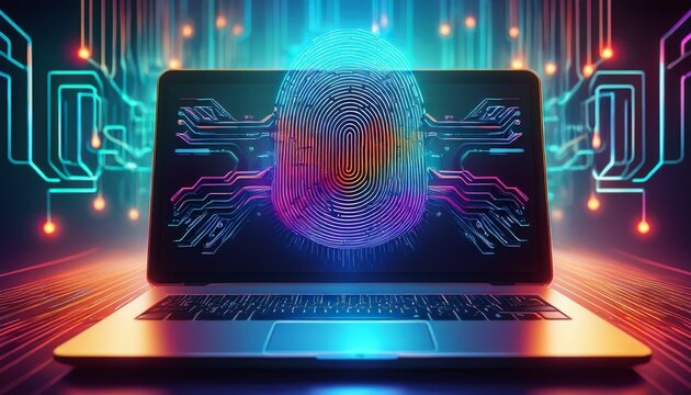 fingerprint security on laptop - Powered by Adobe