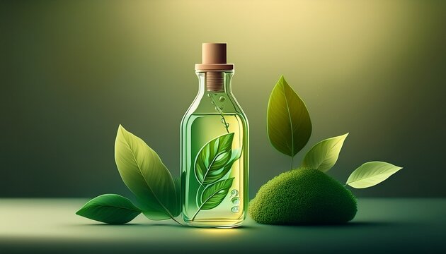 eco friendly cleaning essence in a sustainable packaging eco friendly cleaning essence natural - Powered by Adobe