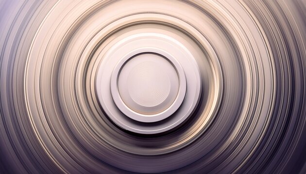 soft echo background abstract circular design with layered rings and a soft light background - Powered by Adobe