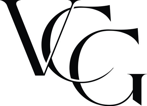 VCC alphabet letter logo and monogram logo design