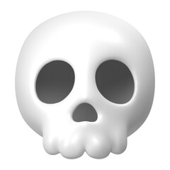 Human skull png icon sticker, transparent background