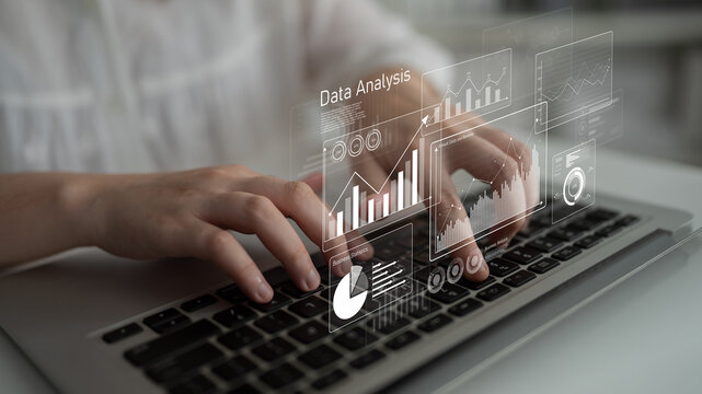 Business data analysis dashboard showing charts, statistics, and performance metrics for decision-making, revenue tracking, and strategic planning in organizations Latch - Powered by Adobe