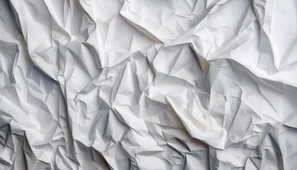 wrinkled white paper texture abstract background space style copy