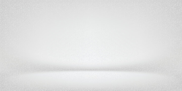 Simple vintage white interior background with soft spotlight, smooth light gradient and subtle noise texture. Perfect for product displays, presentations and clean studio design.