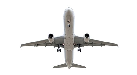 airplane on white background