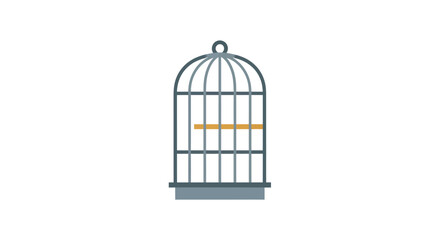 Simple birdcage illustration