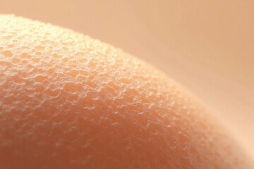 Ice creamy macro structure. Close-up of a fragment of an ice cream scoop.