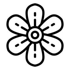 flower icon vector