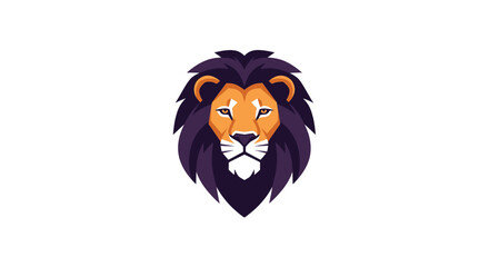 Stylized lion head