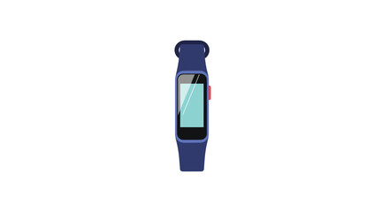 Blue fitness tracker