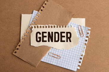 Gender text module, and male and female as options. Only two recognized genders.