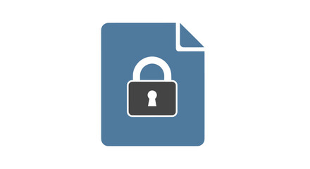 Secured document icon