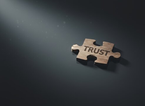 The Cornerstone of Relationships: A Trust Puzzle Piece Symbolizing Connection and Reliability