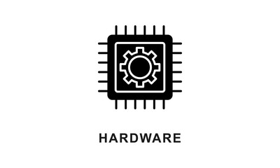 Hardware vector icon isolated on white background