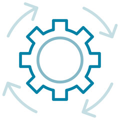 Continuity Dual Tone Outline Icon