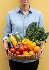 Embrace healthy eating with fresh produce delivered directly to your door - vibrant fruits and vegetables for a balanced diet and wellness journey