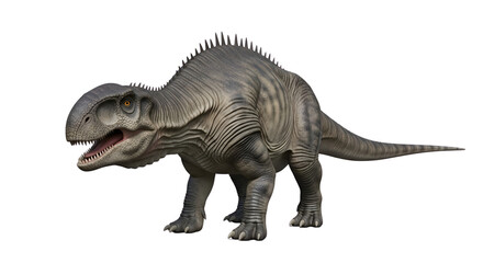 Realistic iguanodon-like dinosaur model, detailed 3d render.