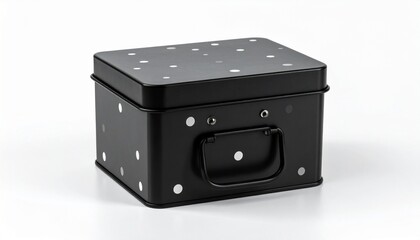 Obraz premium Polka Dot Box Against White Background with Soft Light