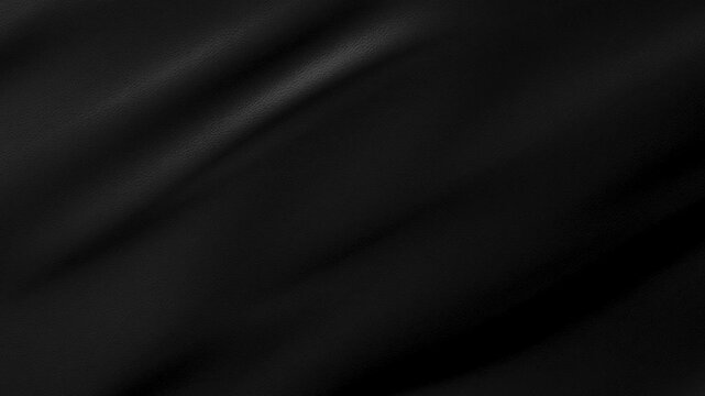 Looping background of black leather texture for presentation