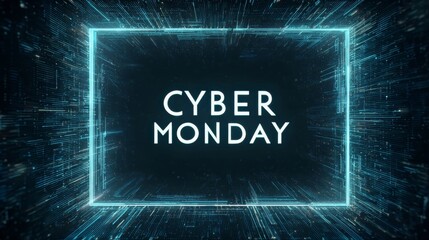 Exciting deals unfold during Cyber Monday shopping event in a digital universe