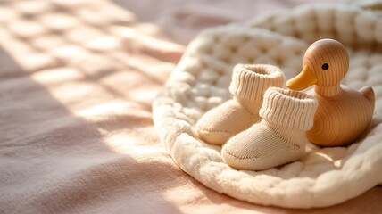 baby shoes in pastel colors