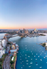 d Sydney Lavender bay vert close pan