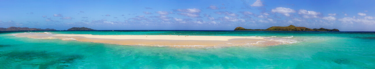 Fiji Sand deposit wide horizontal pan